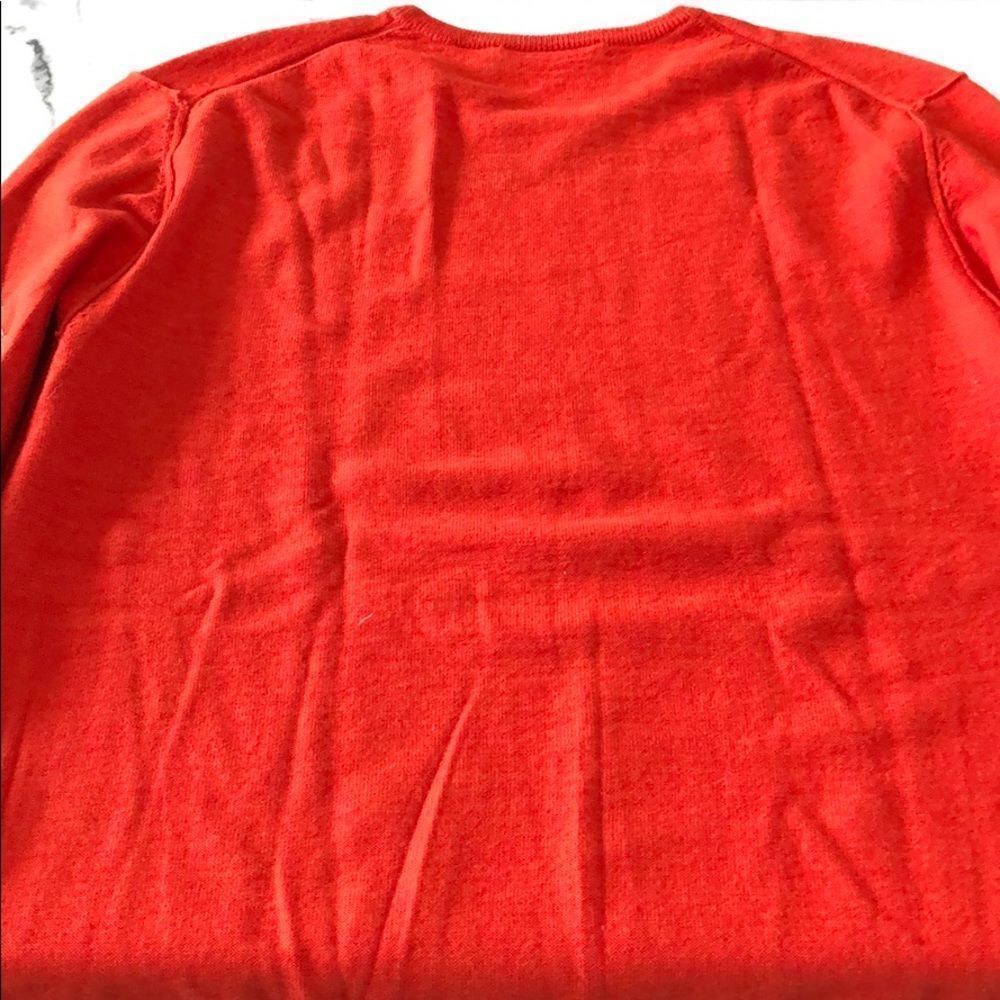 Vintage Gene Meyer Merino Wool Chest Stripe Sweater Sz. L - Picture 4 of 6